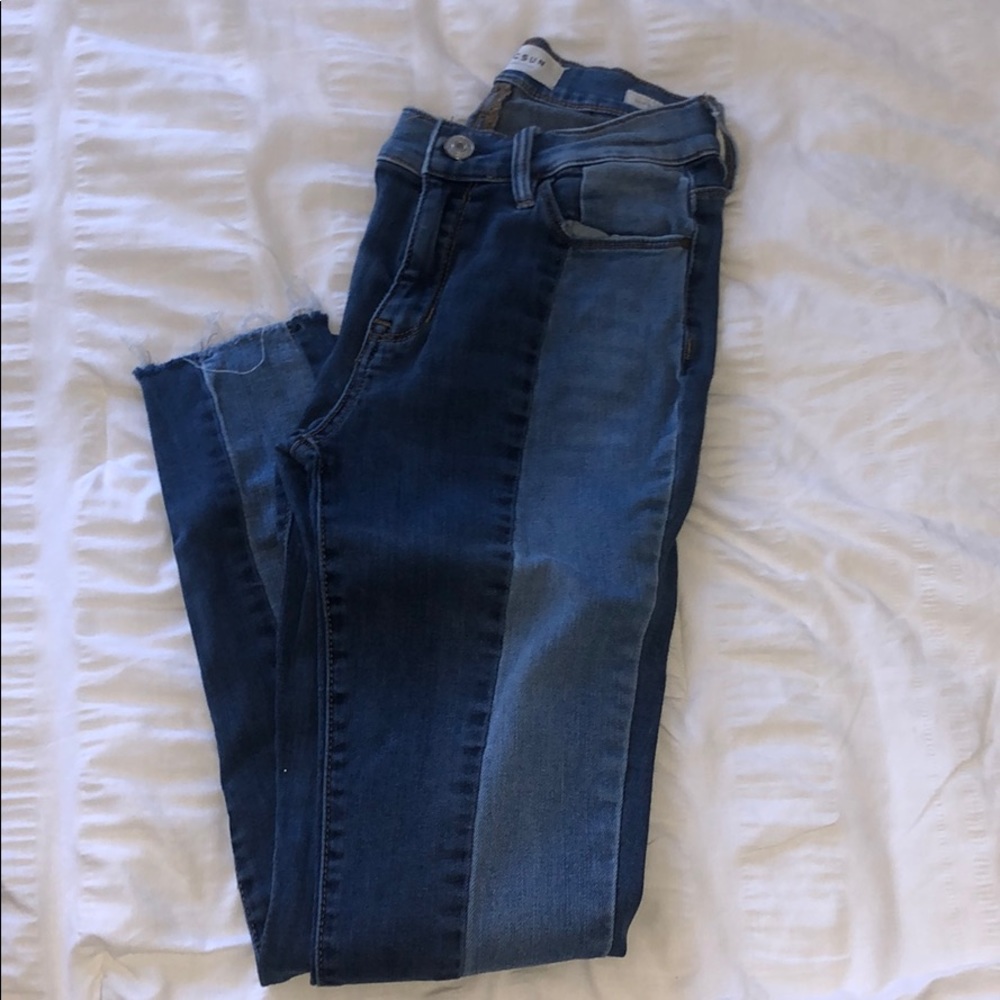 pac sun high rise ankle jegging